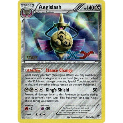 Aegislash - 86/146 (Prerelease) [Staff] (86/146) (PR)