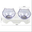 Elevated Double Food Bowl  for Pets Cat Dog Food and water Bowl