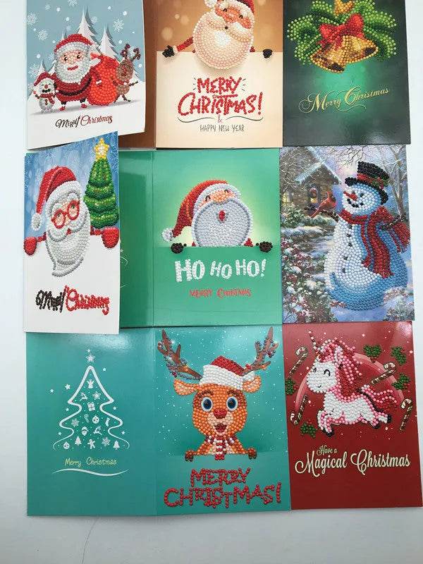 Handmade DIY Christmas Card Piece Diamond Painting