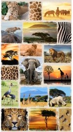 Hoffman - Wild Kingdom - Savannah panel