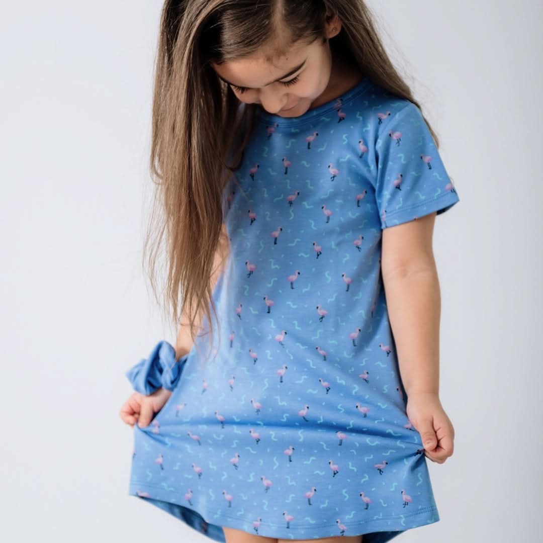 Kids' Bamboo Bamboo Winslow Dress | Flamingo Fête