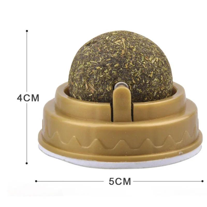 Catnip Balls for Cats – Rotary Molar Teeth Cleaning Cat Treat