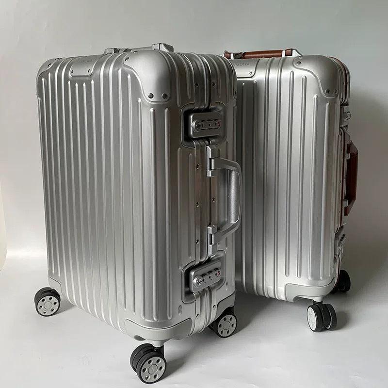 Drop-Resistant All-Aluminum-Magnesium Alloy Luggage For Travel