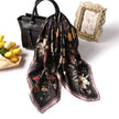 Women's Decorative Silk-Style Square Scarf 70x70cm – 15 Prints Canada USA