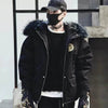 Winter padded coat Huge fur lined parka winter coat jacket for men warmest winter coats