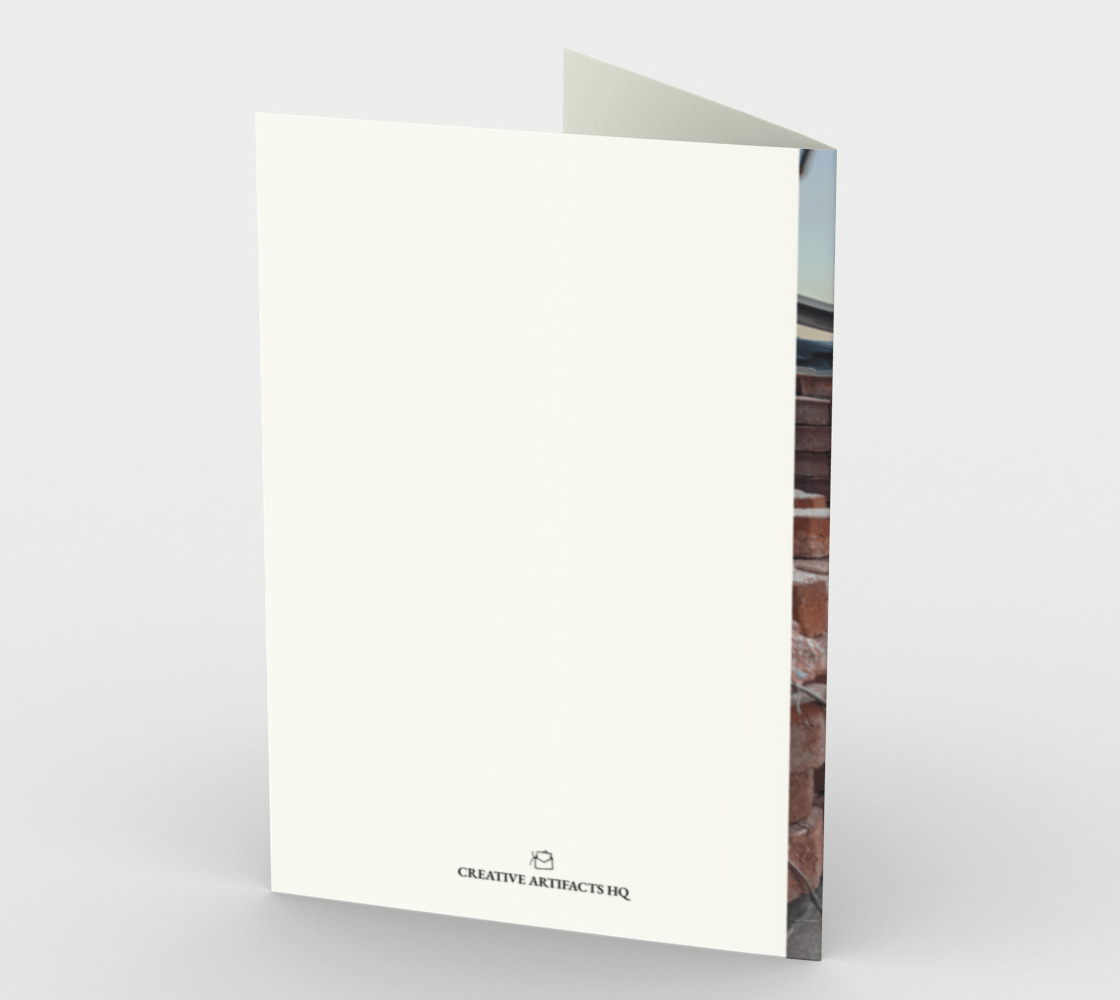 Set of 3 Blank Greeting Cards | 5 x 7 | Brick Yard