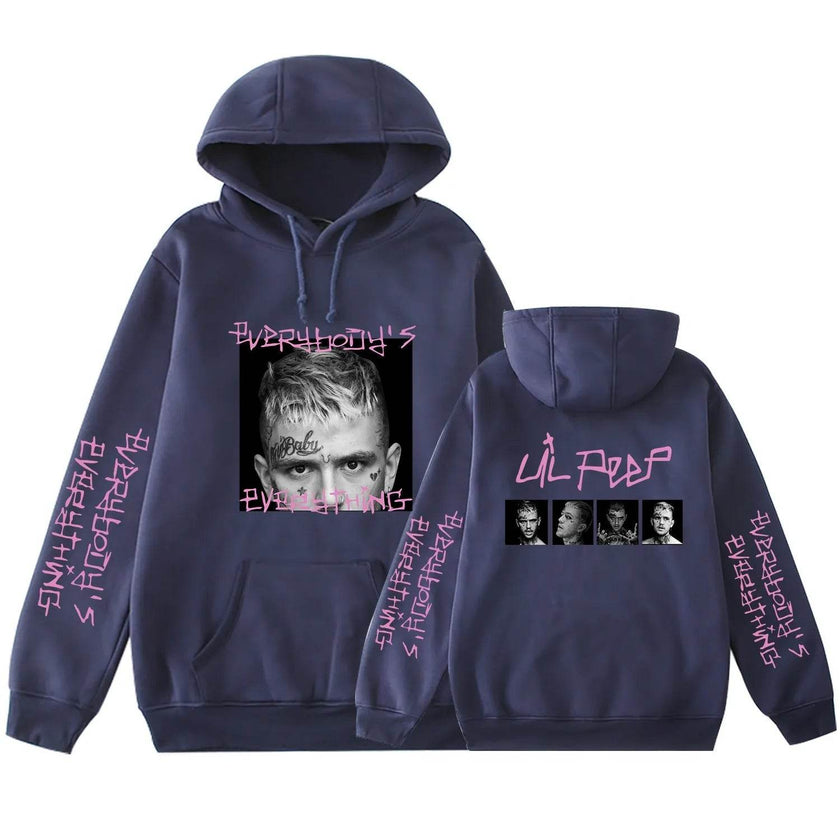 Lil Peep Drawstring Hooded Sweatshirt Pullover Pocket Unisex Hoodie