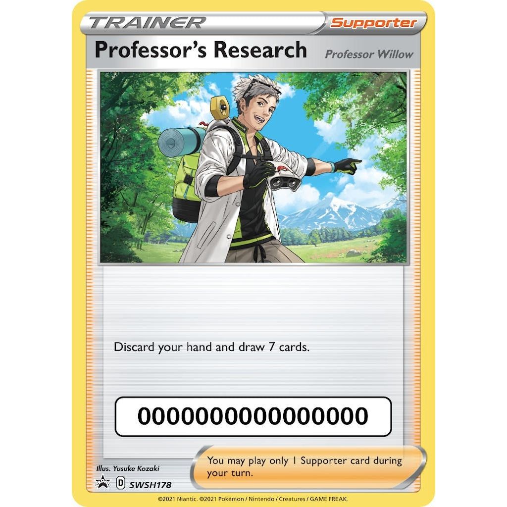 Professor's Research - SWSH178 (with Pokemon Go Code) (SWSH178) (SWSD)