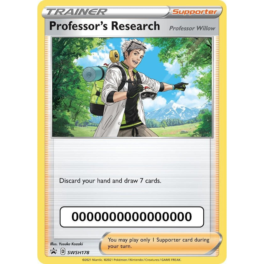 Professor's Research - SWSH178 (with Pokemon Go Code) (SWSH178) (SWSD)