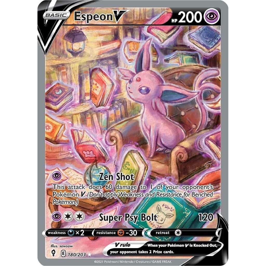 Espeon V (Alternate Full Art) (180/203) (SWSH07)