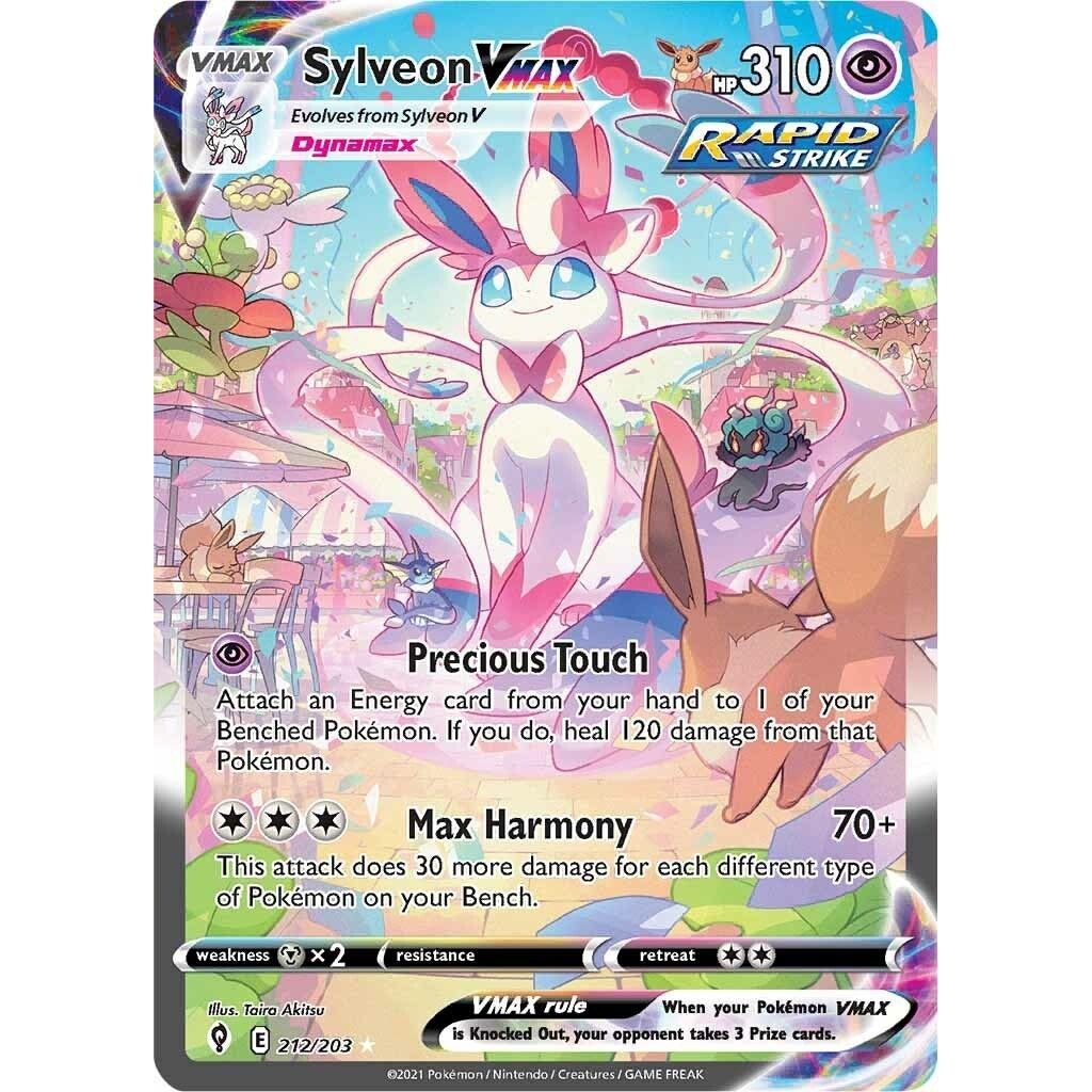 Sylveon VMAX (Alternate Art Secret) (212/203) (SWSH07)