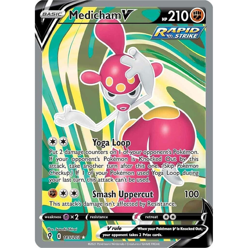 Medicham V (Full Art) (185/203) (SWSH07)