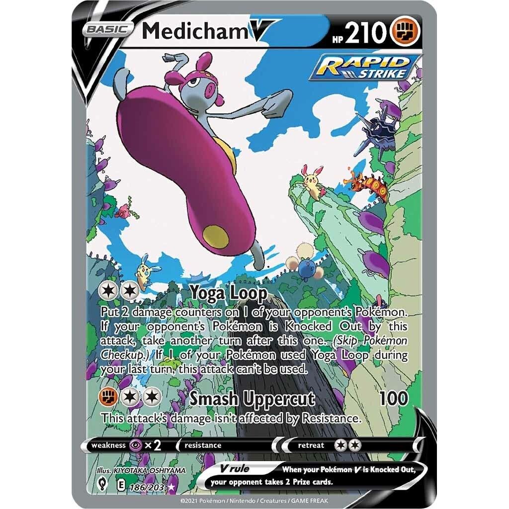 Medicham V (Alternate Full Art) (186/203) (SWSH07)