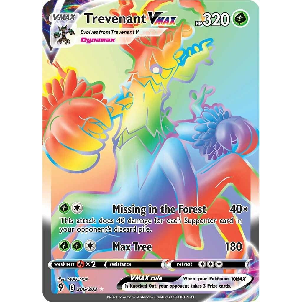 Trevenant VMAX (Secret) (206/203) (SWSH07)