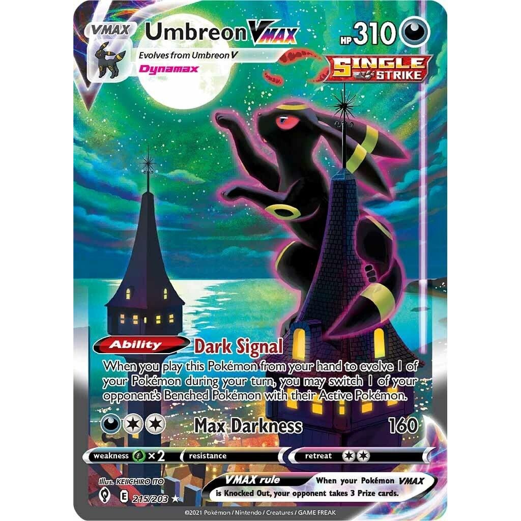 Umbreon VMAX (Alternate Art Secret) (215/203) (SWSH07)