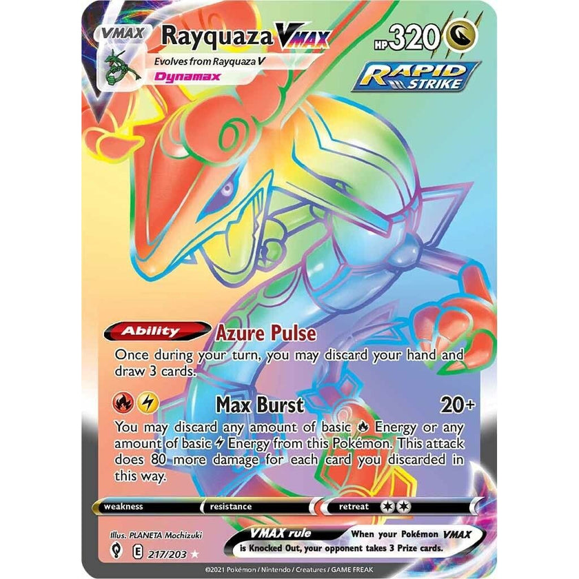 Rayquaza VMAX (Secret) (217/203) (SWSH07)