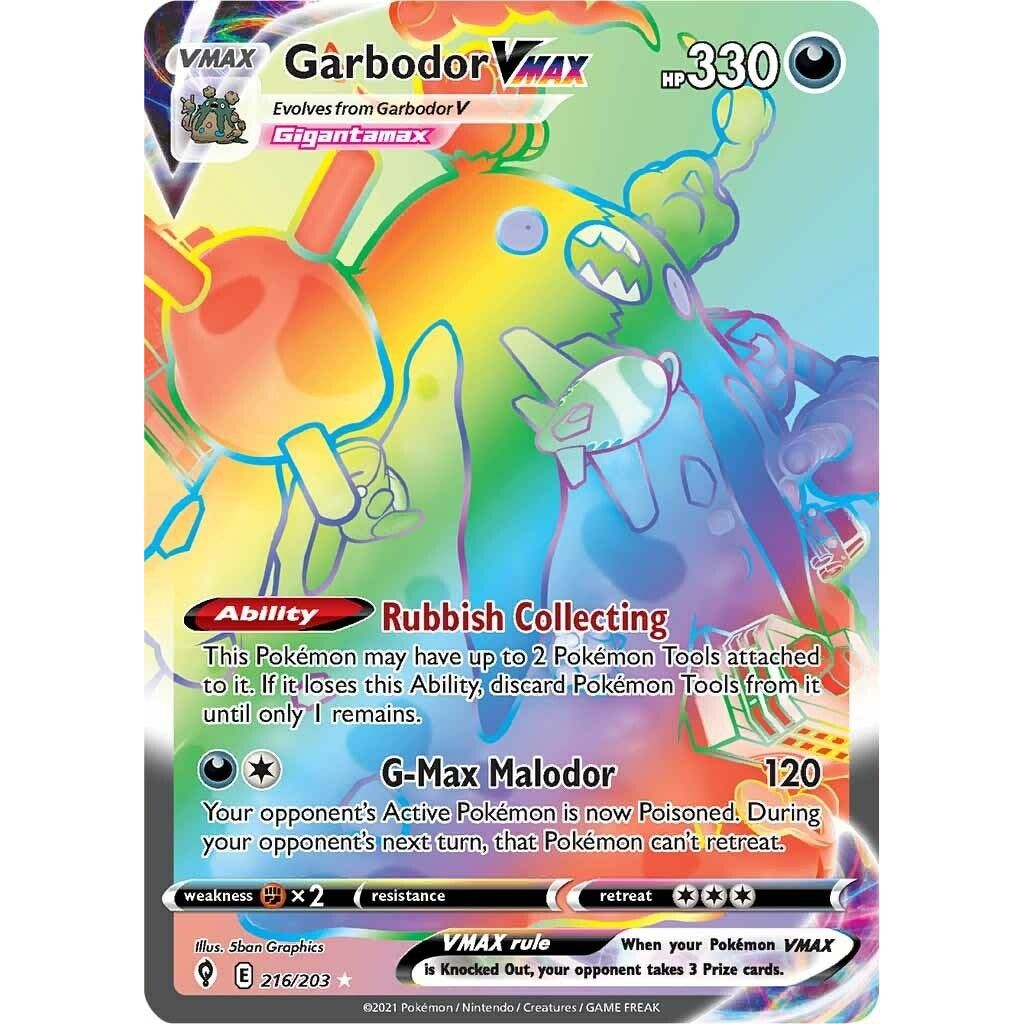 Garbodor VMAX (Secret) (216/203) (SWSH07)