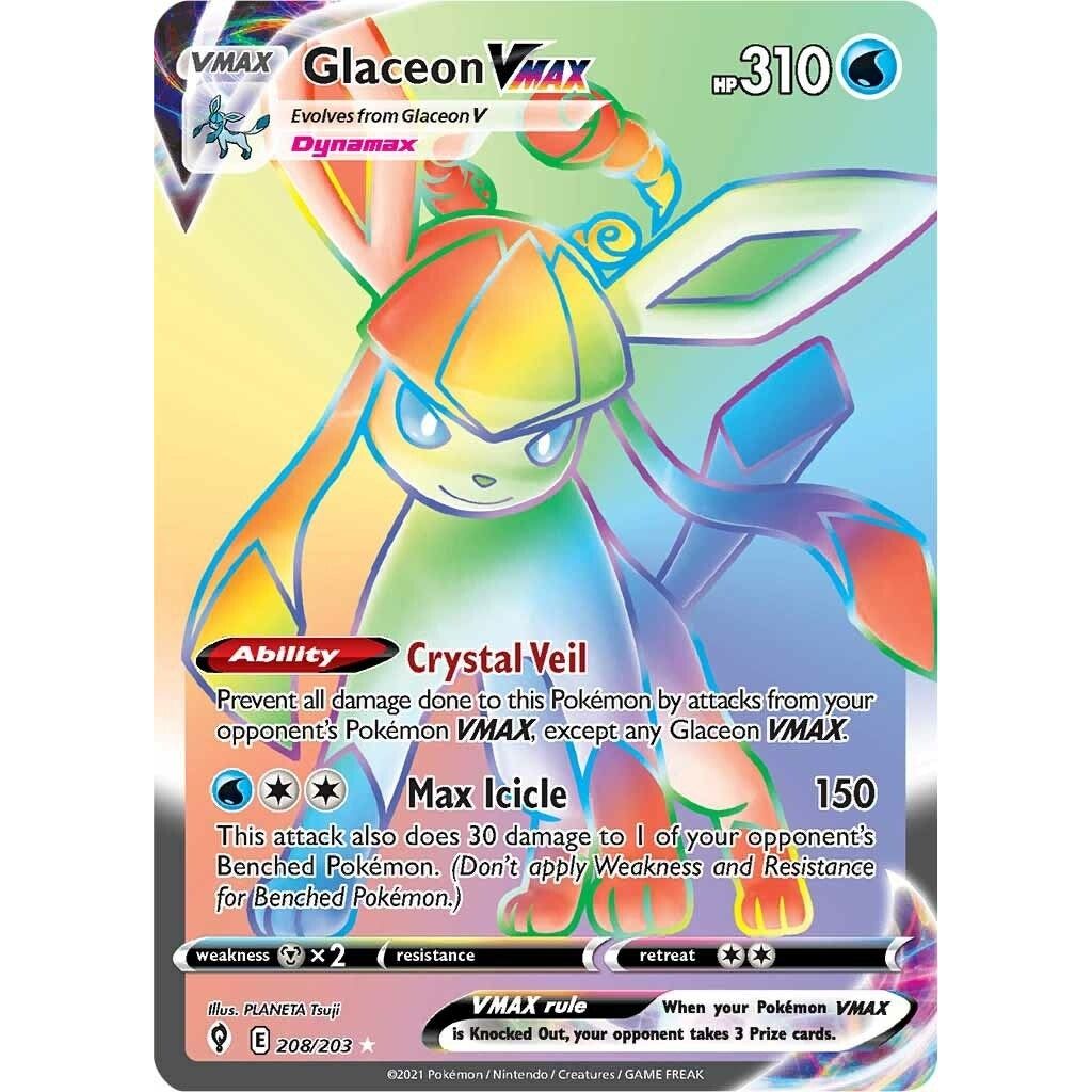 Glaceon VMAX (Secret) (208/203) (SWSH07)