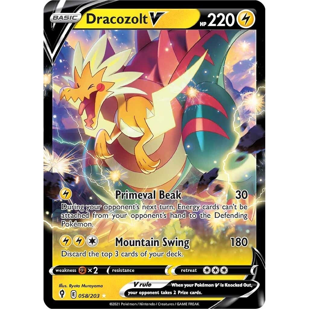 Dracozolt V (058/203) (SWSH07)