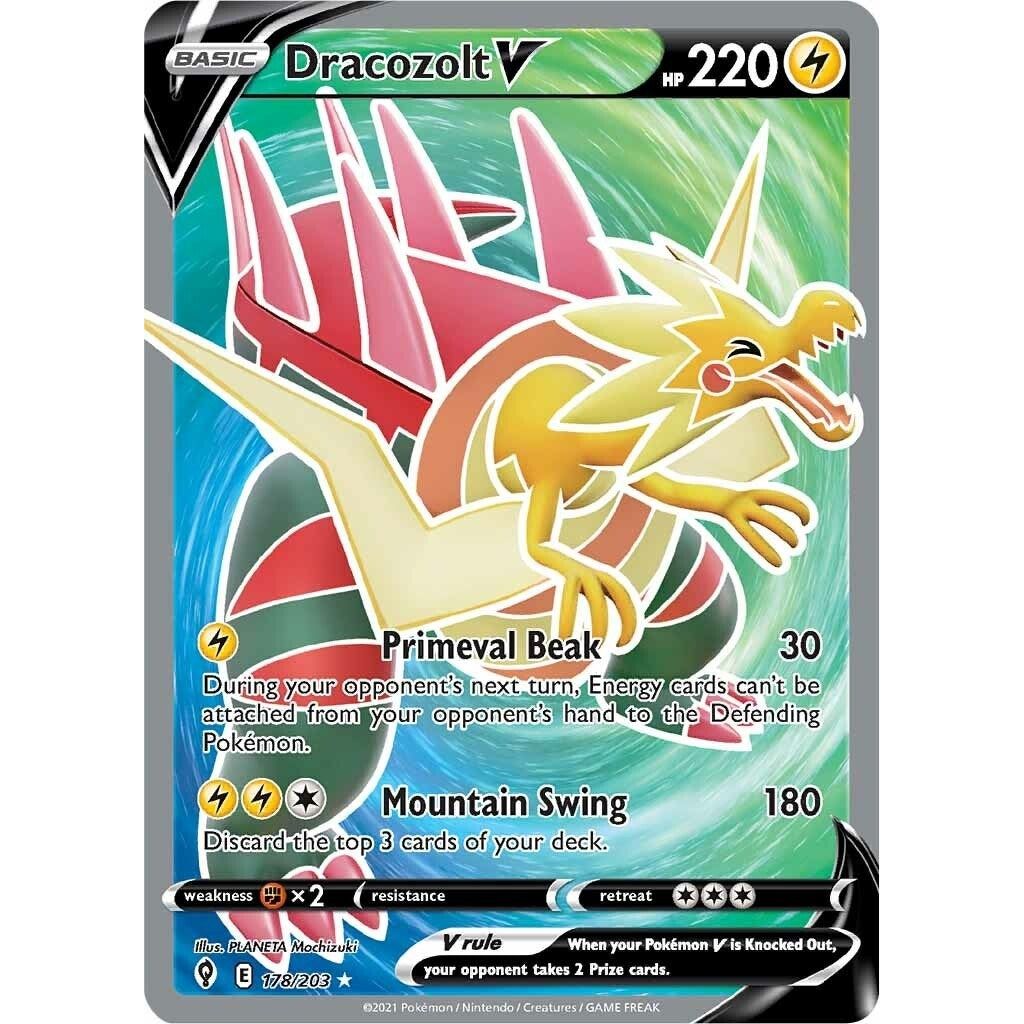 Dracozolt V (Full Art) (178/203) (SWSH07)
