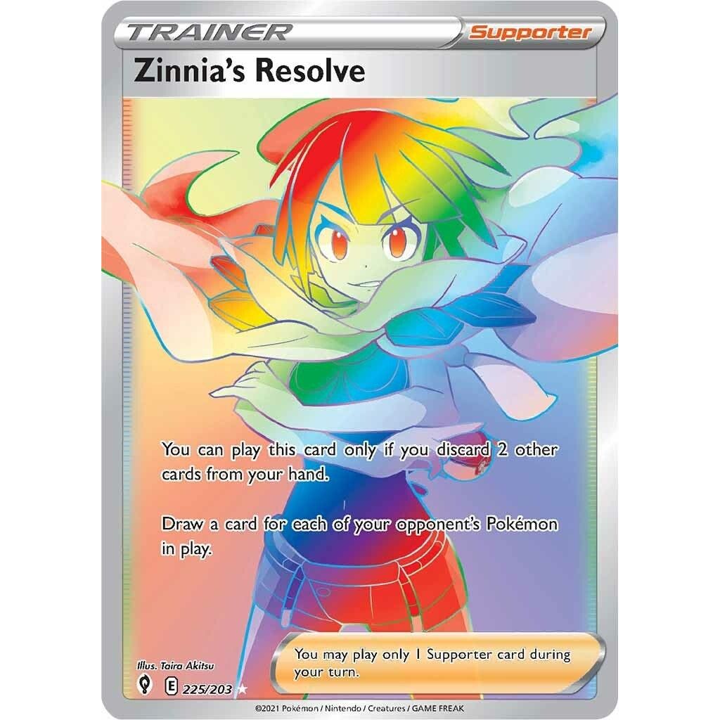 Zinnia's Resolve (Secret) (225/203) (SWSH07)