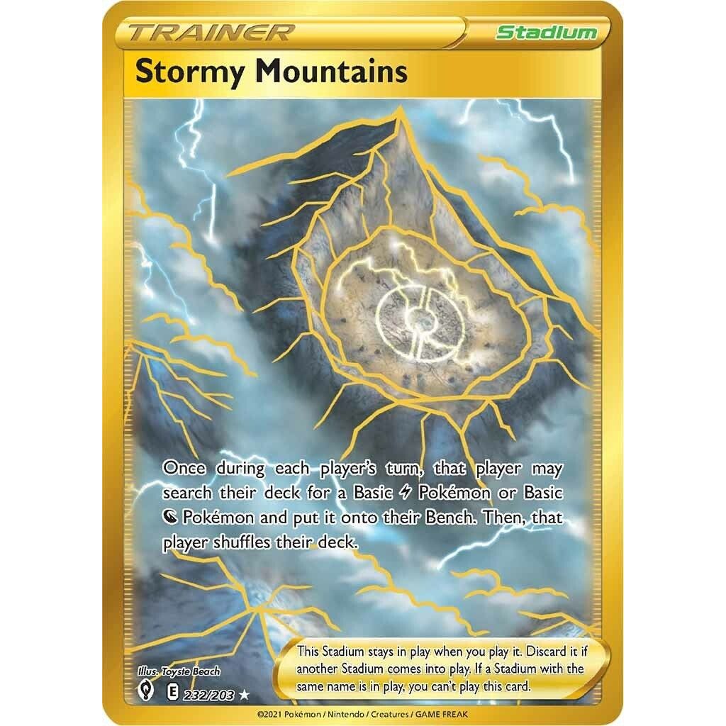 Stormy Mountains (Secret) (232/203) (SWSH07)