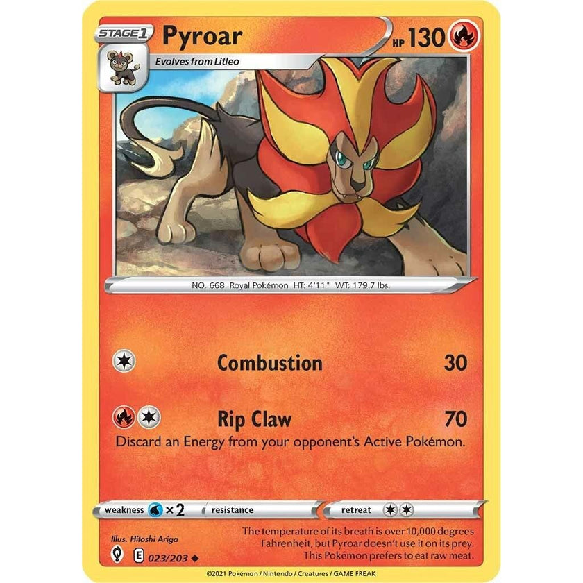 Pyroar (023/203) (SWSH07)