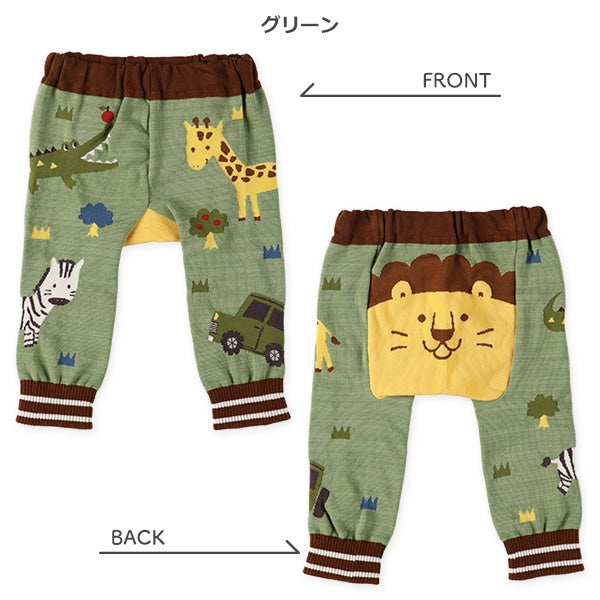 西松屋 ELFINDOLL 丸編みアニマルモチーフサルエルレギンス 正規品