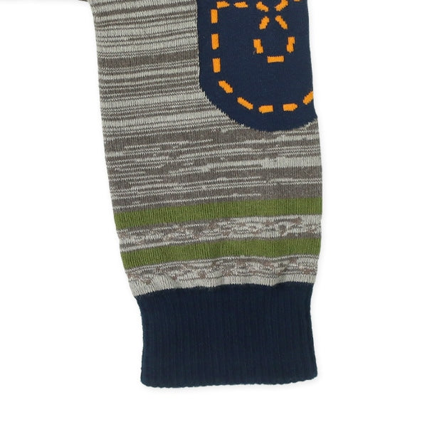 西松屋 ELFINDOLL 丸編みデニム風・恐竜ポケット柄サルエルレギンス 正規品