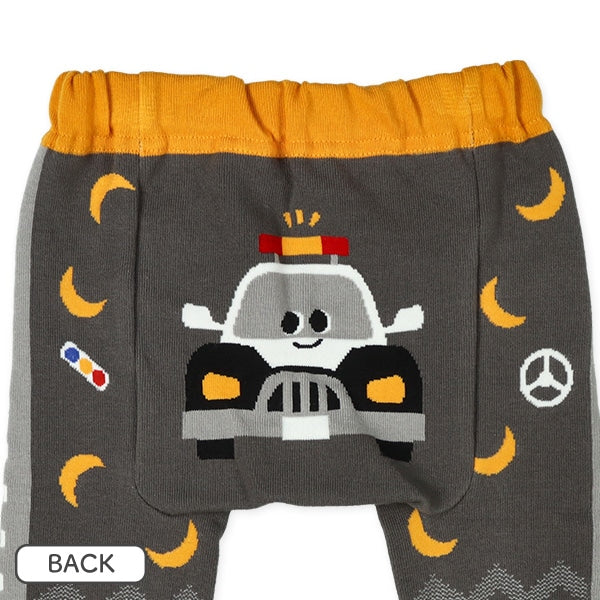 西松屋 ELFINDOLL 丸編みはたらくくるまサルエルレギンス 正規品