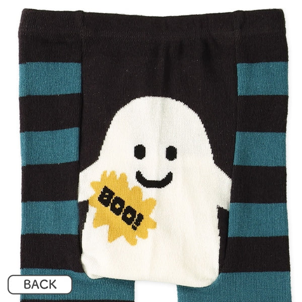 西松屋 ELFINDOLL 丸編みボーダーおばけ柄サルエルレギンス 正規品