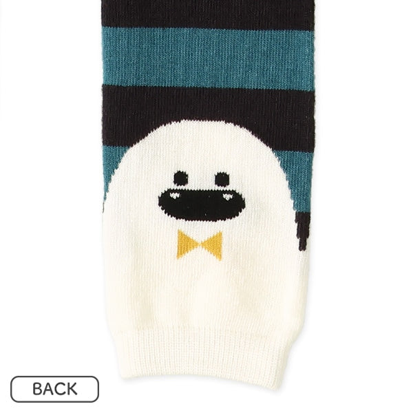 西松屋 ELFINDOLL 丸編みボーダーおばけ柄サルエルレギンス 正規品