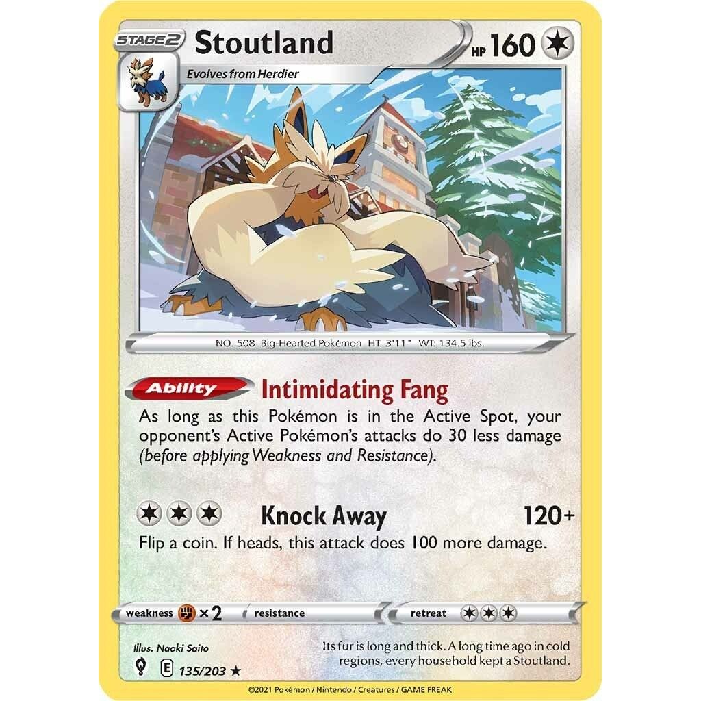 Stoutland (135/203) (SWSH07)