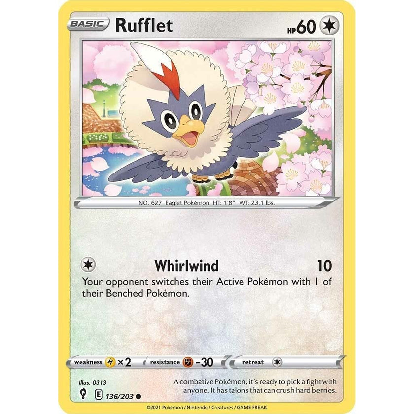 Rufflet (136/203) (SWSH07)