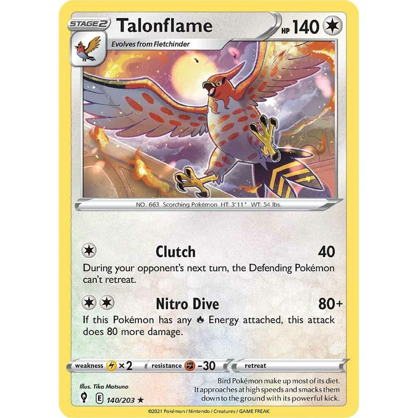 Talonflame (140/203) (SWSH07)