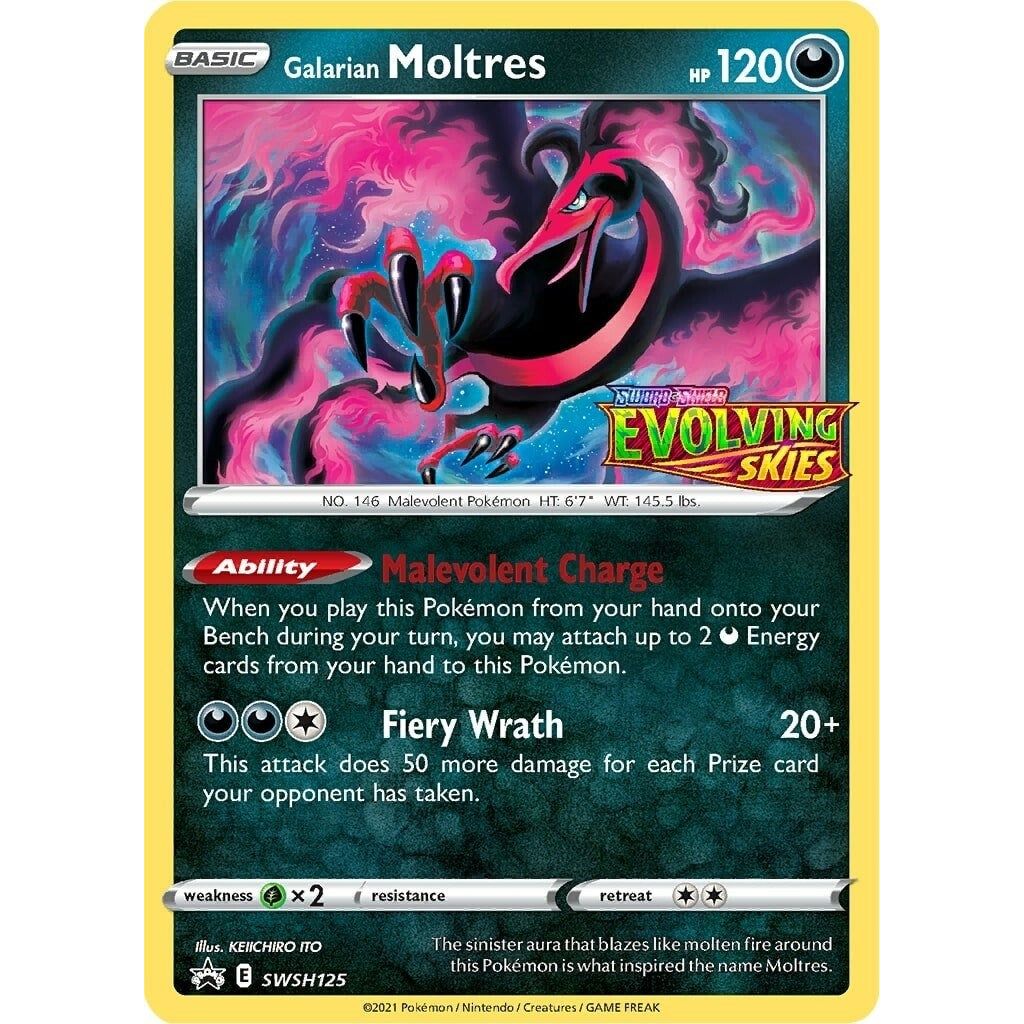 Galarian Moltres - SWSH125 (Prerelease) (SWSH125) (SWSD)