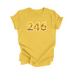 246 Bridgetown Barbados Area Code Beach Gift - Unisex T-Shirt - Inspired X