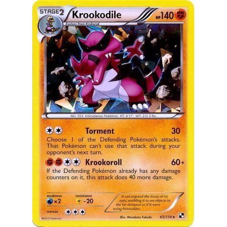 Krookodile - 65/114 (Cracked Ice Holo) (065/114) (BLE)