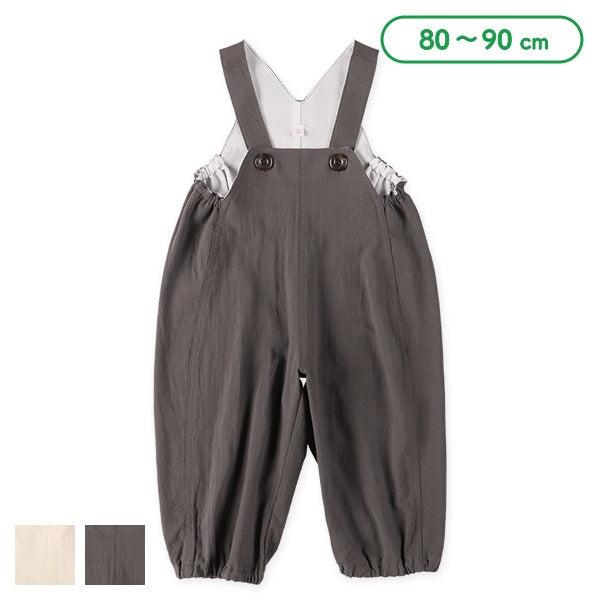 西松屋 ELFINDOLL 楊柳ガーゼオーバーオール正規品