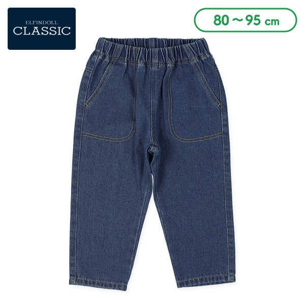 西松屋 ELFINDOLL CLASSIC デニムワイドテーパードパンツ正規品