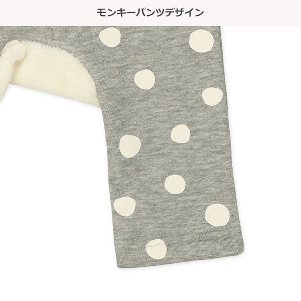 西松屋 ELFINDOLL 裏起毛あら杢おしりくまモンキーパンツ 正規品