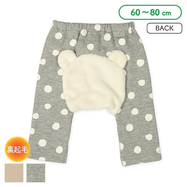 西松屋 ELFINDOLL 裏起毛あら杢おしりくまモンキーパンツ 正規品