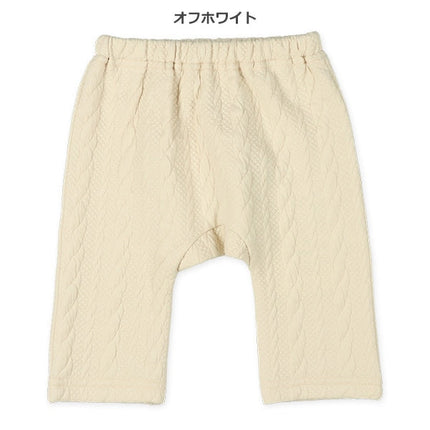 西松屋 ELFINDOLL ケーブルキルトモンキーパンツ 正規品