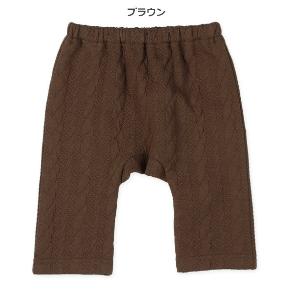 西松屋 ELFINDOLL ケーブルキルトモンキーパンツ 正規品