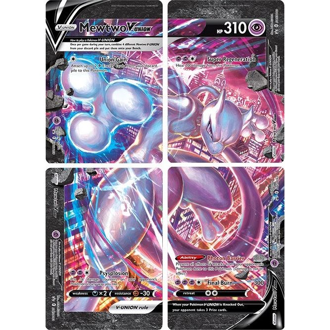 Mewtwo V-UNION [Set of 4] (SWSD)