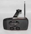 Solar Hand Crank USB charging radio flashlight