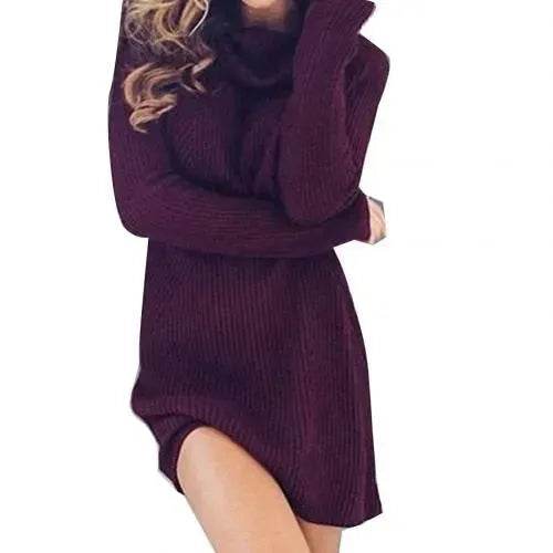 NEW Winter Mini Turtleneck sweater dress