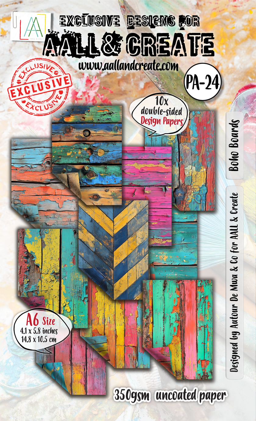 AALL and Create - A6 Design Paper - Boho Boards