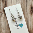 Simple Acorn Earrings – Minimalist Autumn-Inspired Earrings in Mixed Metals