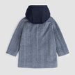 Dress Coat Hooded | Blue | Miles The Label
